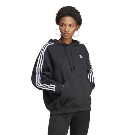 adidas kapuzenpullover damen schwarz|schwarzer Kapuzenpullover für Damen .